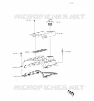 CYLINDER HEAD COVER voor Kawasaki MULE PRO-FXT 2023