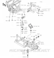 ENGINE MOUNT voor Kawasaki MULE PRO-FXT 2023