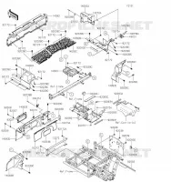 FRAME PARTS(ARRI&Egrave;RE) voor Kawasaki MULE PRO-FXT 2023