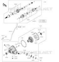 FRONT DRIVE SHAFT voor Kawasaki MULE PRO-FXT 2023
