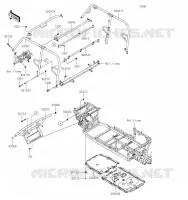 PROTECTION   CHASSIS CAB voor Kawasaki MULE PRO-FXT 2023