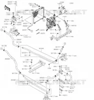 RADIATOR voor Kawasaki MULE PRO-FXT 2023