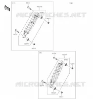 SUSPENSION   SHOCK ABSORBER voor Kawasaki MULE PRO-FXT 2023