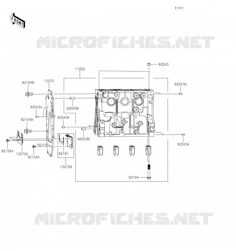 CRANKCASE(S) Kawasaki SSV 820 2023 MULE PRO-FXT  KAT820APFNL