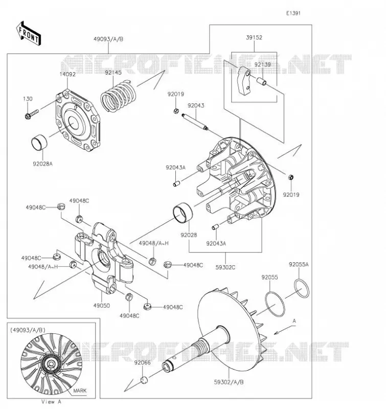 DRIVE CONVERTER Kawasaki SSV 820 2023 MULE PRO-FXT  KAT820APFNL