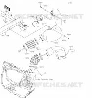 AIR FILTER   BELT CONVERTER voor Kawasaki MULE PRO-FXT 2023