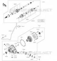 DRIVE SHAFT FRONT voor Kawasaki MULE PRO-FXT 2023
