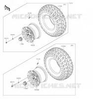 WHEELS / TIRES voor Kawasaki MULE PRO-FXT 2023
