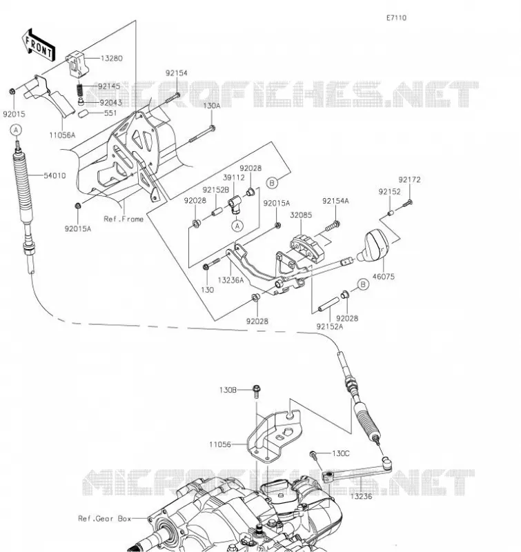 CONTROL Kawasaki SSV 820 2023 MULE PRO-FXT  KAT820FPFNL