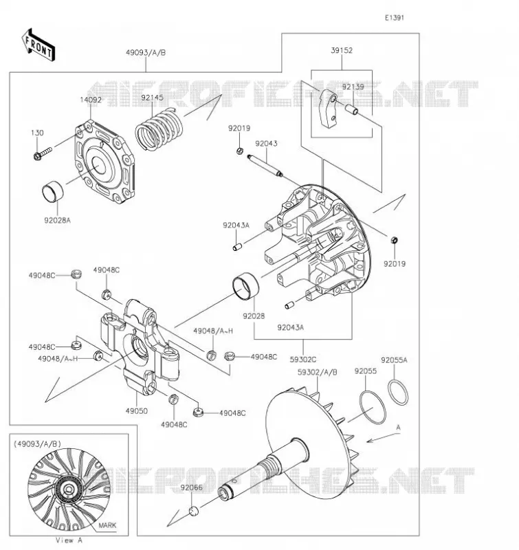 DRIVE CONVERTER Kawasaki SSV 820 2023 MULE PRO-FXT  KAT820FPFNL