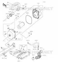AIR CLEANER voor Kawasaki MULE PRO-FXT 2023