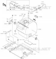 FUEL TANK voor Kawasaki MULE PRO-FXT 2023