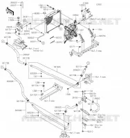 RADIATOR voor Kawasaki MULE PRO-FXT 2023