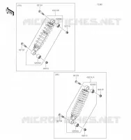 SHOCK ABSORBER voor Kawasaki MULE PRO-FXT 2023