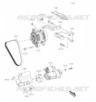 STARTER MOTOR voor Kawasaki MULE PRO-FXT 2023