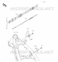 CABLES voor Kawasaki KLX230R S 2023