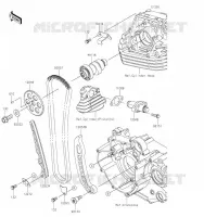 CAMSHAFT   TENSIONER voor Kawasaki KLX230R S 2023