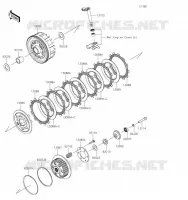 CLUTCH voor Kawasaki KLX230R S 2023
