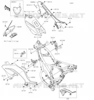 COWLING voor Kawasaki KLX230R S 2023