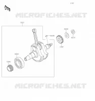 CRANKSHAFT voor Kawasaki KLX230R S 2023