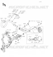 EXHAUST voor Kawasaki KLX230R S 2023