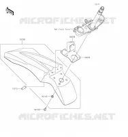 FRONT FENDER voor Kawasaki KLX230R S 2023