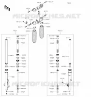 FRONT FORK voor Kawasaki KLX230R S 2023