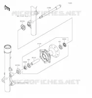 FRONT HUB voor Kawasaki KLX230R S 2023