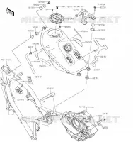 FUEL TANK(CA) voor Kawasaki KLX230R S 2023