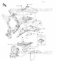 REAR FENDER voor Kawasaki KLX230R S 2023