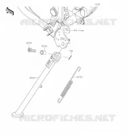 STAND voor Kawasaki KLX230R S 2023