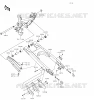 SWINGARM voor Kawasaki KLX230R S 2023
