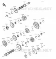 TRANSMISSION voor Kawasaki KLX230R S 2023