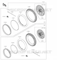 WHEELS   TIRES voor Kawasaki KLX230R S 2023