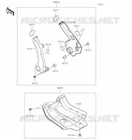 ACCESSORY(Frame Cover) voor Kawasaki KLX230R S 2023