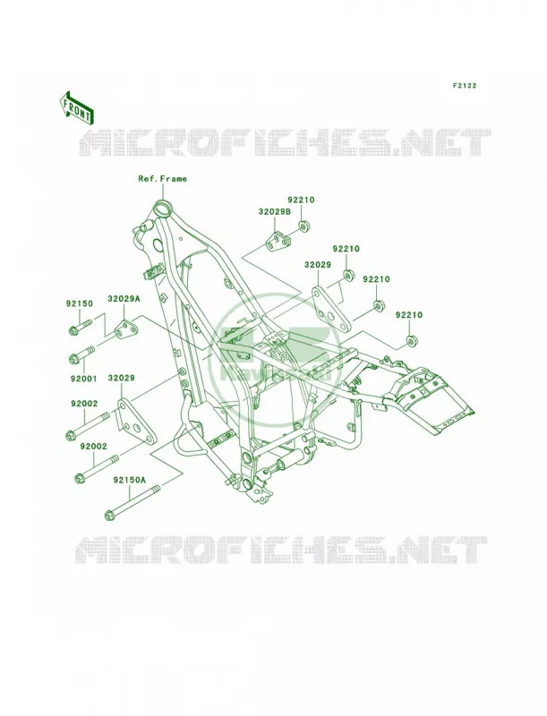 Engine Mount Kawasaki MOTOS 250 2006 KLX250S  KLX250H6F