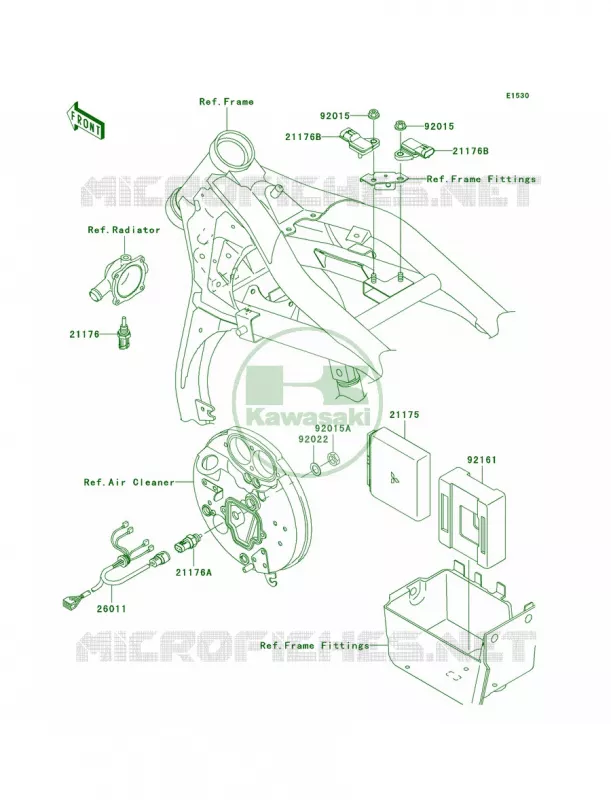Fuel Injection Kawasaki MOTOS 1600 2005 Vulcan 1600 Mean Streak  VN1600-B2