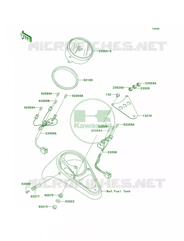 Meters Kawasaki MOTOS 1500 2004 Vulcan 1500 Classic  VN1500-E7