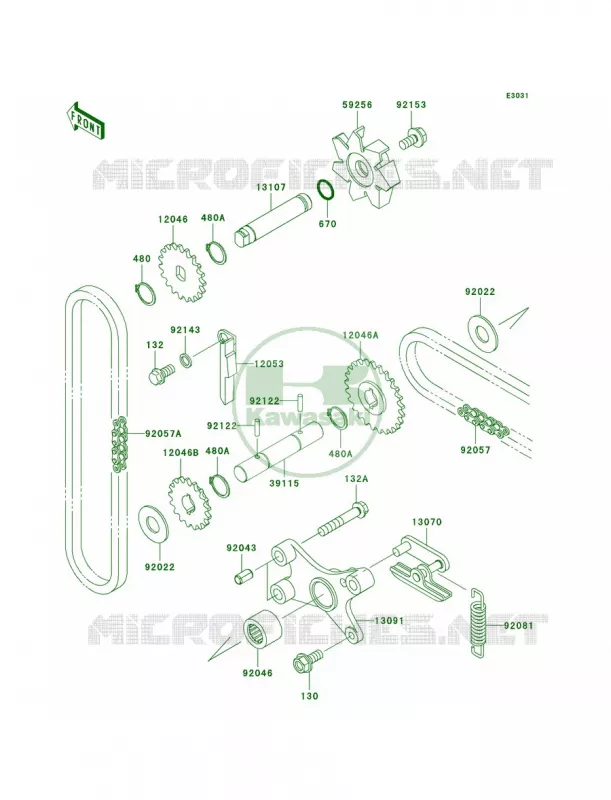 Water Pump Kawasaki MOTOS 1500 2004 Vulcan 1500 Classic  VN1500-E7