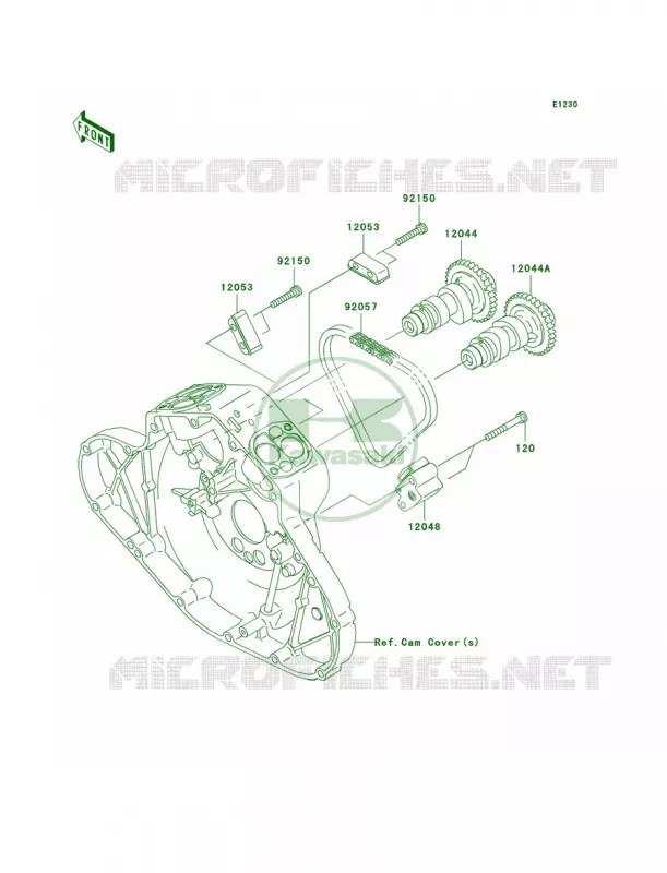 CamshaftsTensioner Kawasaki MOTOS 2000 2004 Vulcan 2000  VN2000-A1