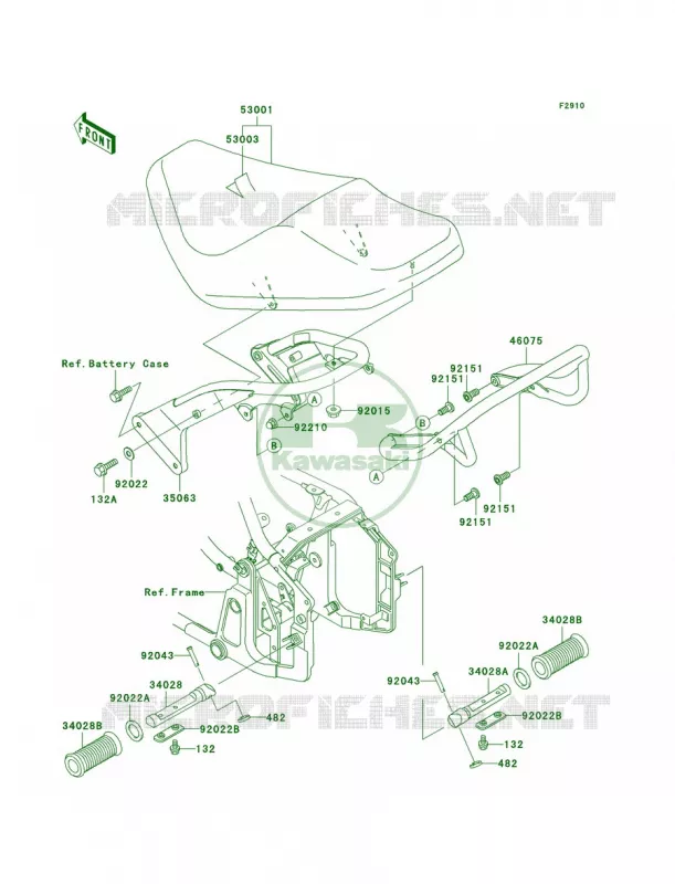 Accessory Kawasaki MOTOS 800 2004 Vulcan 800 Drifter  VN800-E4