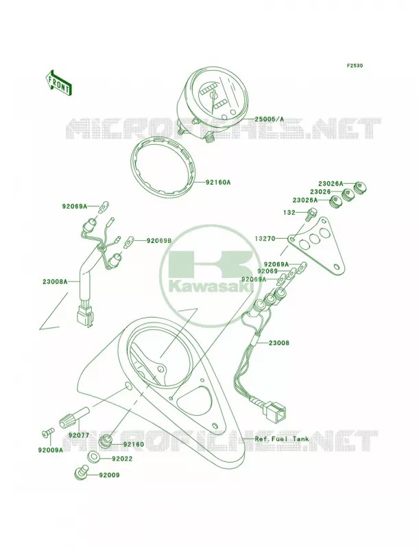 Meters Kawasaki MOTOS 800 2003 Vulcan 800  VN800-A9