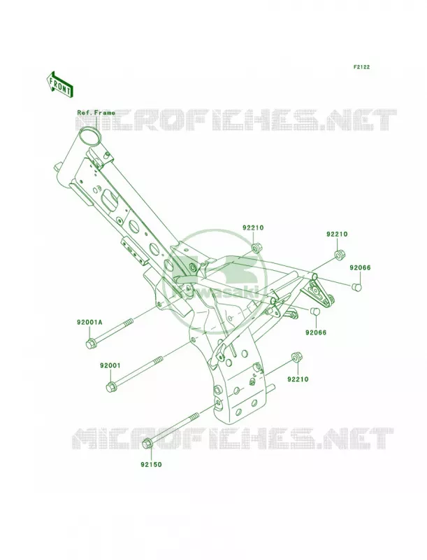 Engine Mount Kawasaki MOTOS 110 2005 KLX110  KLX110-A4