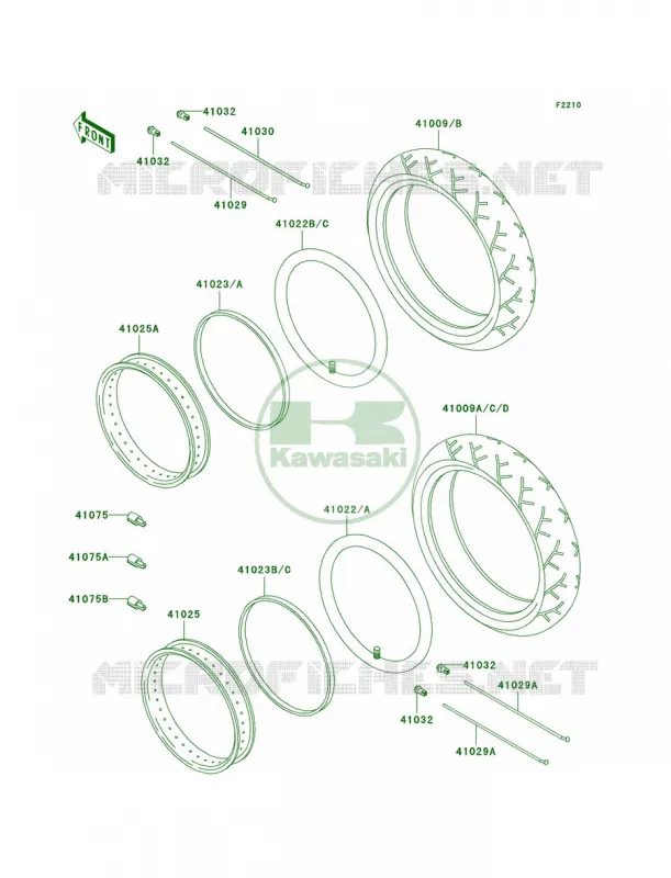 Tires Kawasaki MOTOS 1500 2002 Vulcan 1500 Classic Fi  VN1500-N3