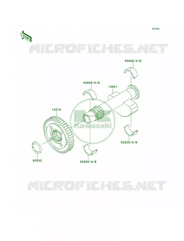 Balancer Kawasaki MOTOS 650 2001 W650  EJ650-A3