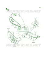 DecalsEN500-A4GreenSilver  500 kawasaki-motorfietsen 1994 Vulcan 500 21