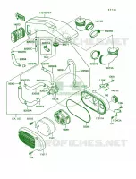 Air Filter voor Kawasaki Vulcan 750 1991