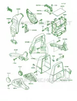 Battery Case voor Kawasaki Vulcan 750 1991