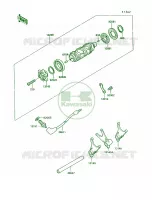 Change DrumShift Fork voor Kawasaki Vulcan 750 1991