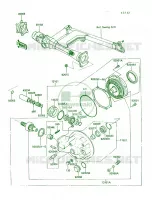Drive ShaftFinal Gear voor Kawasaki Vulcan 750 1991